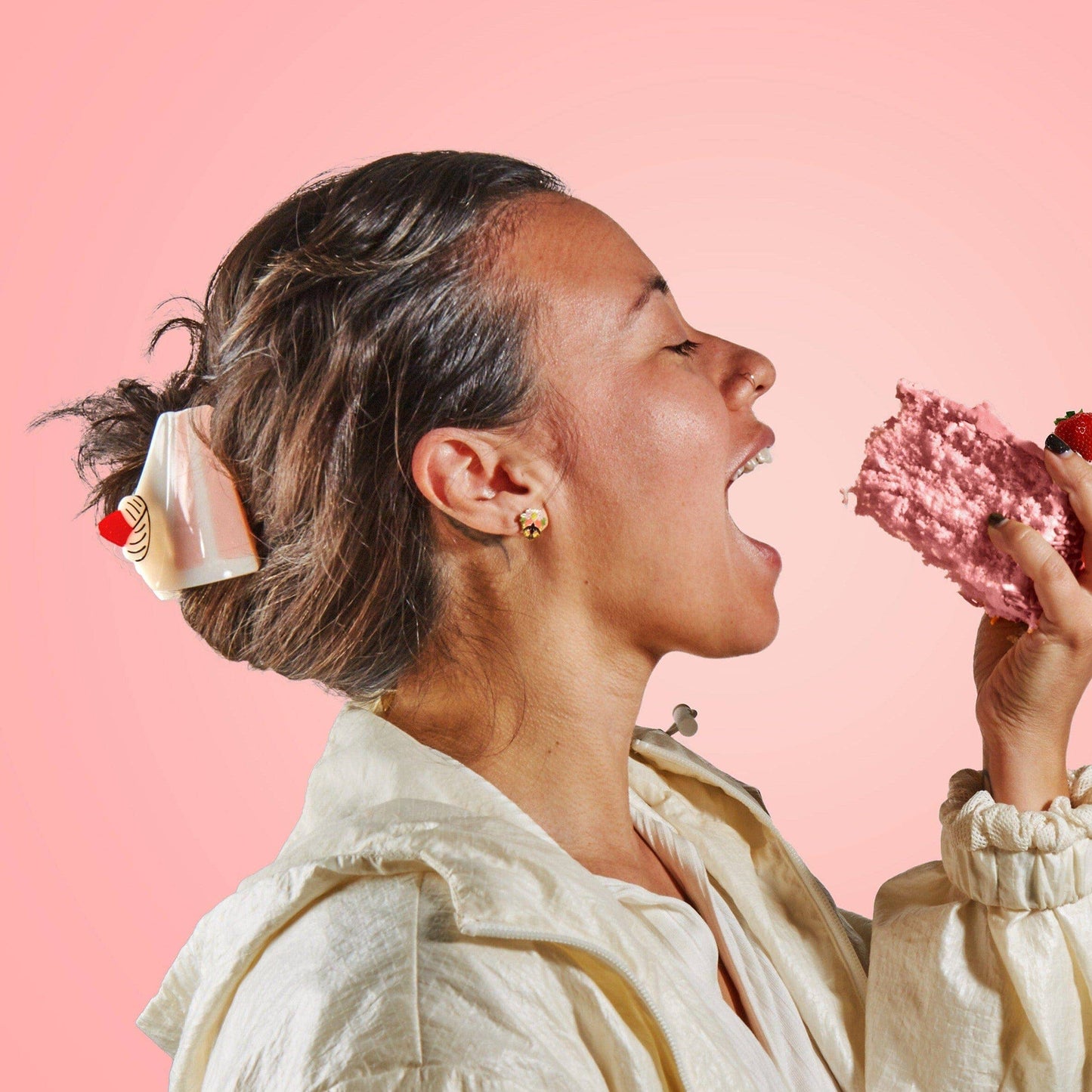 Jenny Lemons - Midi Cake Slice Hair Claw Clip