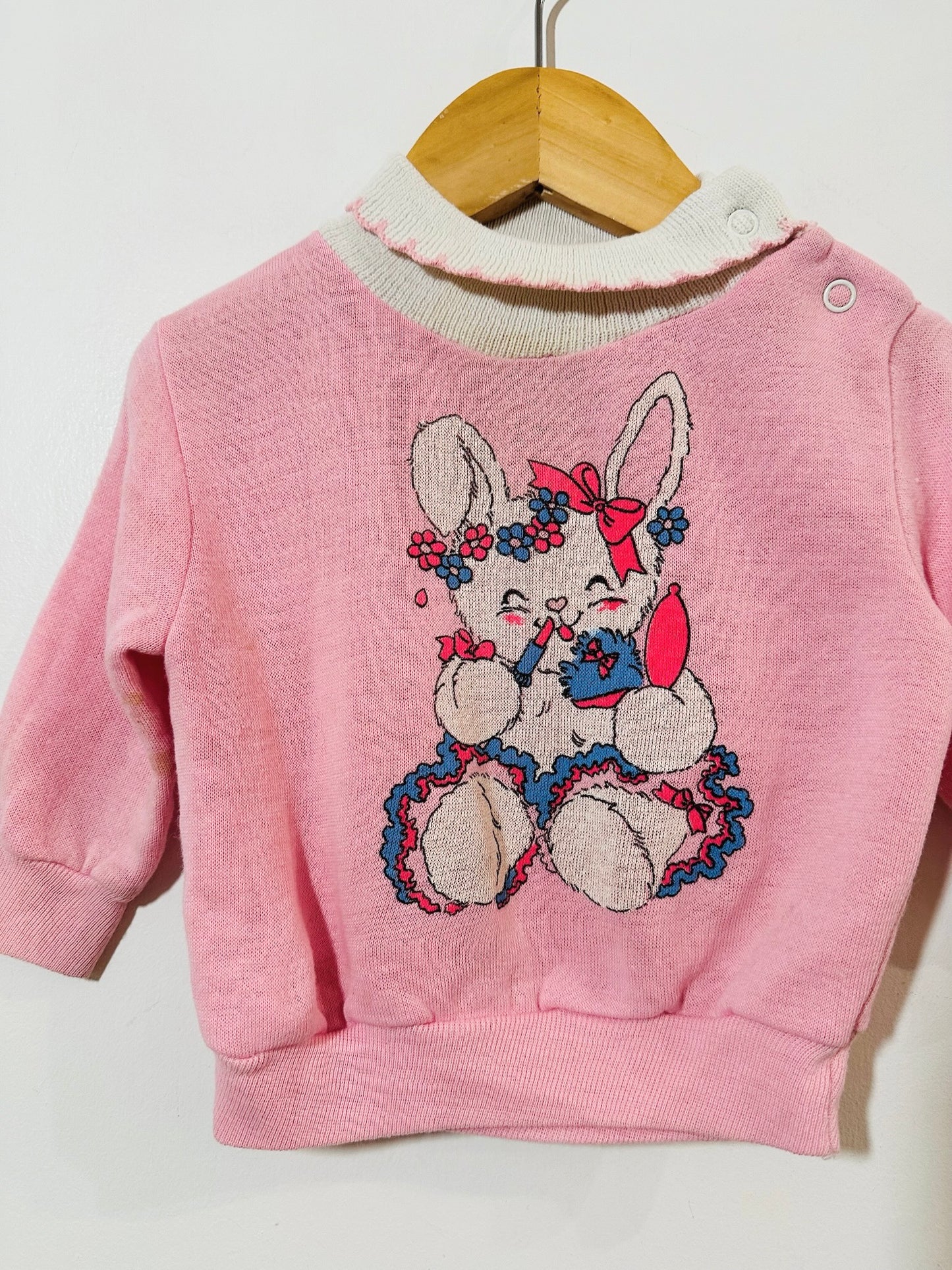 Glam Rabbit Sweatshirt / 6M