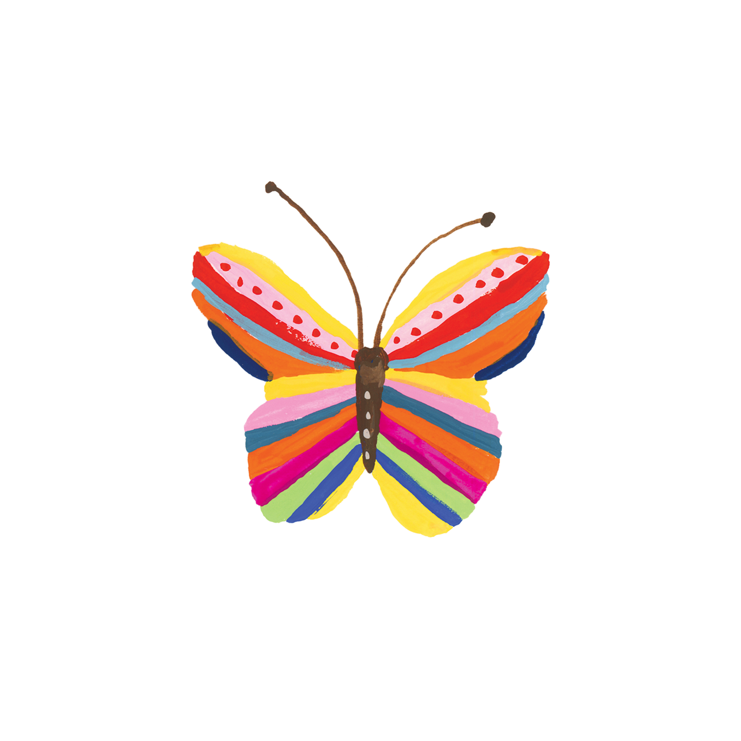Tattly Rainbow Butterfly Tattoo Pair