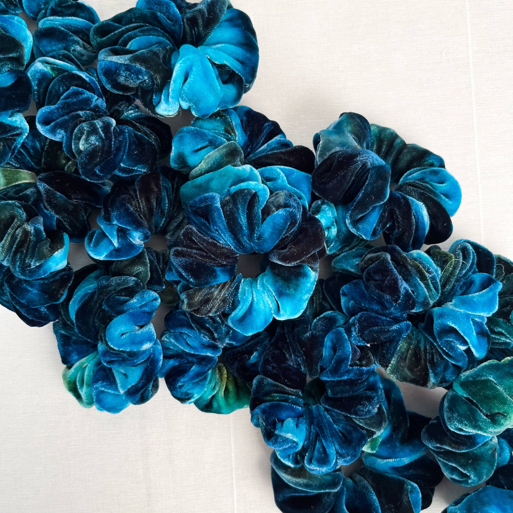 The Wildest Kids Ice-Dyed Velvet Scrunchies