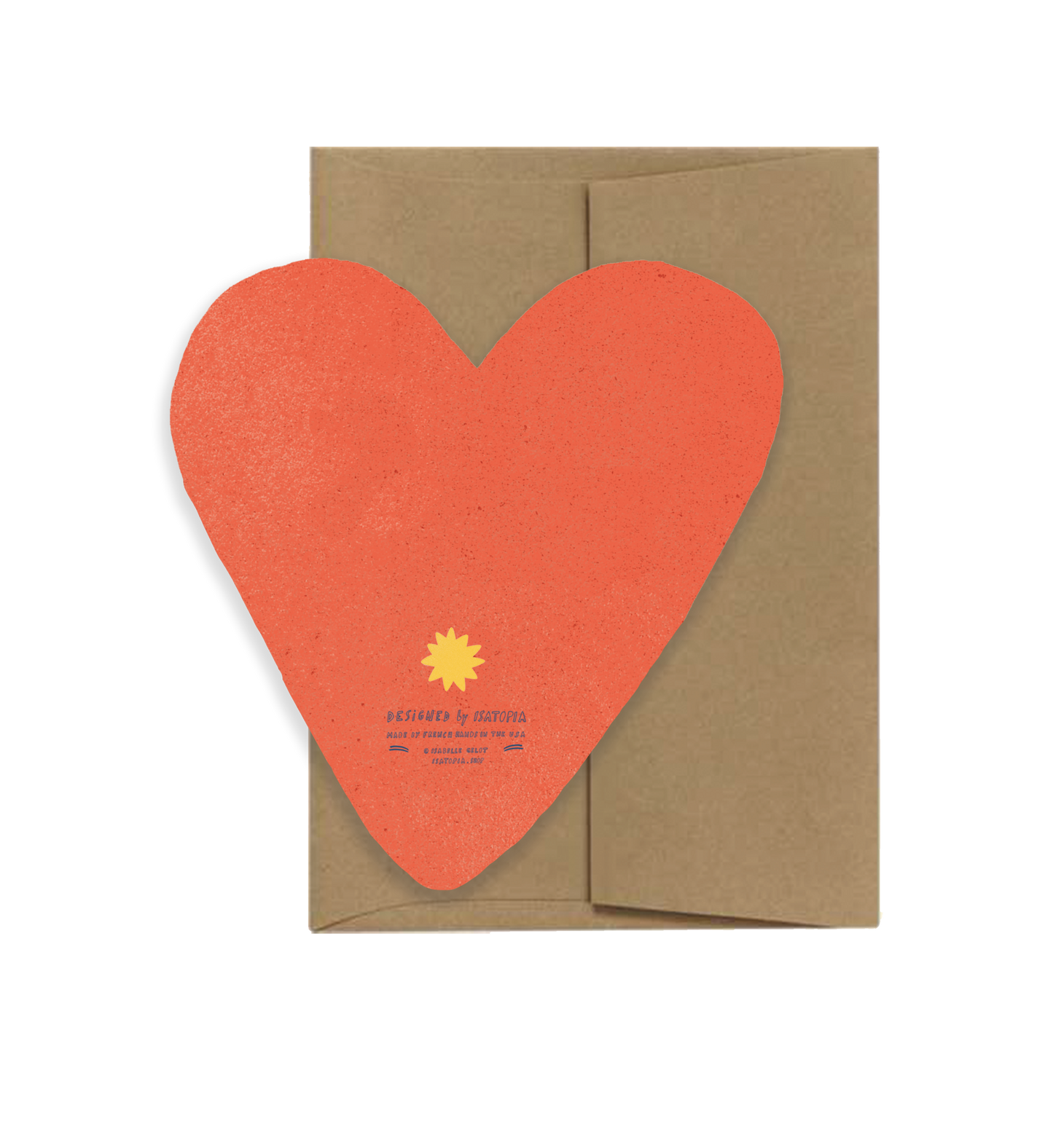 Isatopia - Heart Blink - Die Cut Card