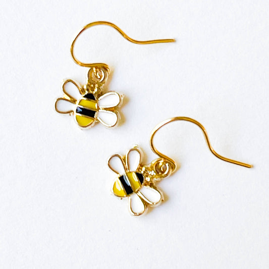 Bee Charm Earrings