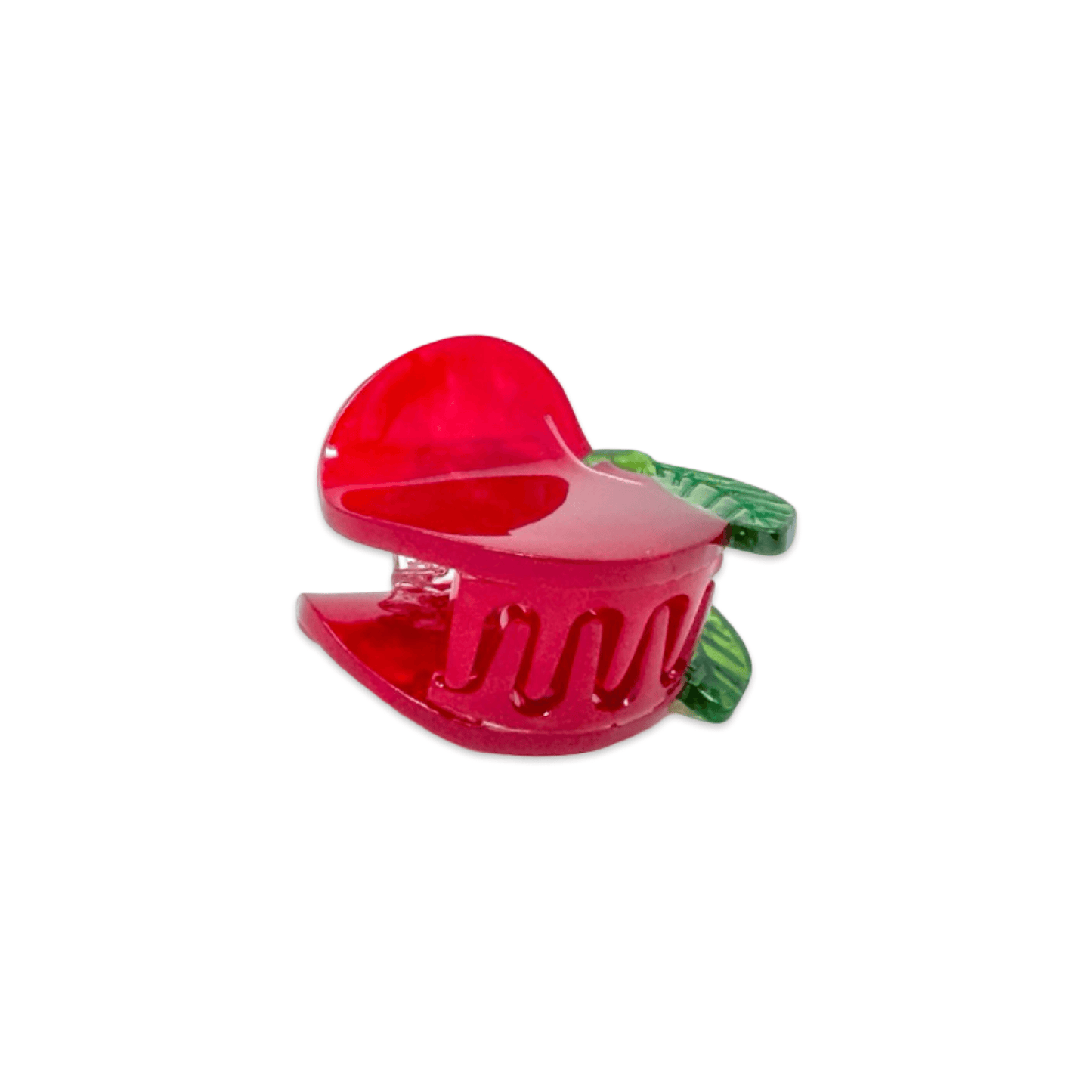 Jenny Lemons Mini Red Apple Hair Claw Clip