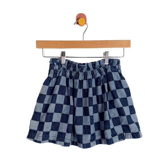 Sproet & Sprout Checkered Skirt / 8Y