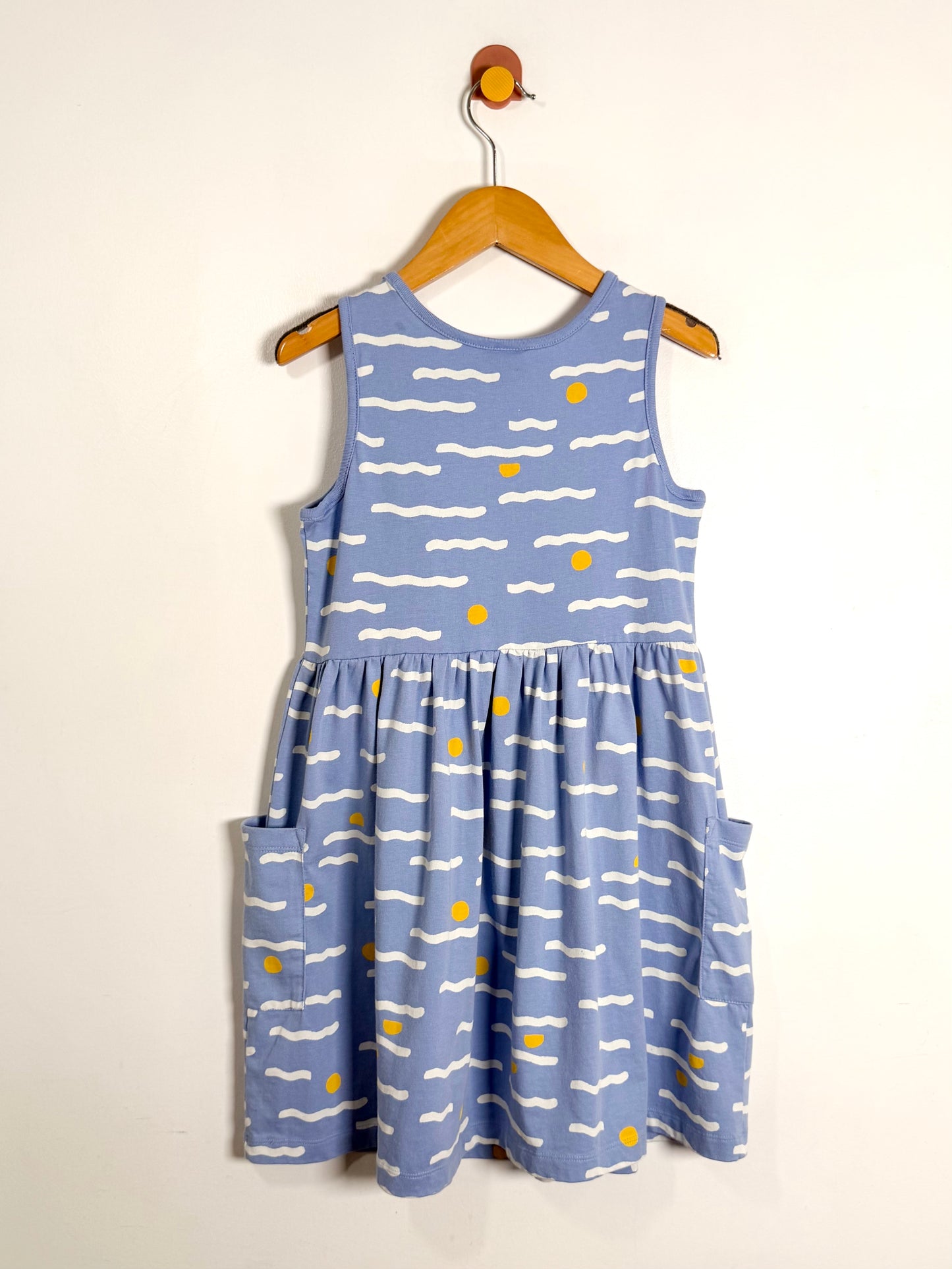 Hanna Andersson Ocean Rise Dress / 8Y