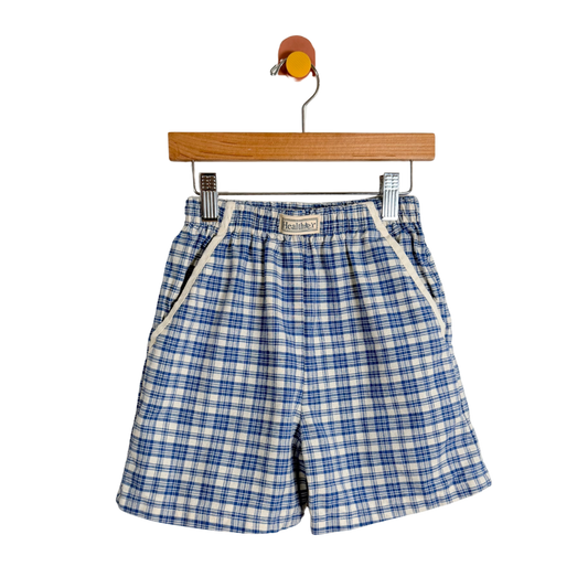 Vintage Healthtex Plaid Shorts / 6Y