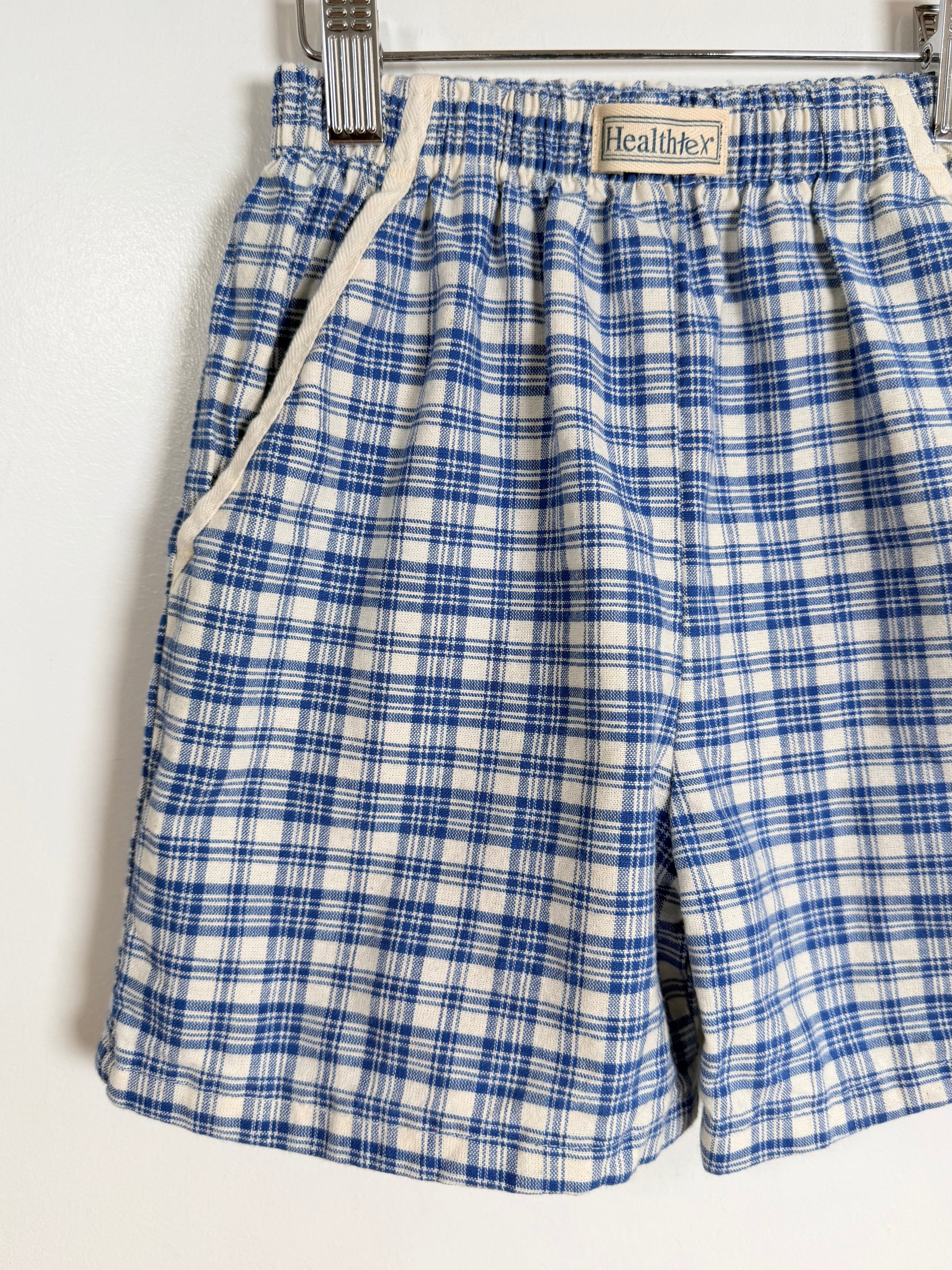Vintage Healthtex Plaid Shorts / 6Y