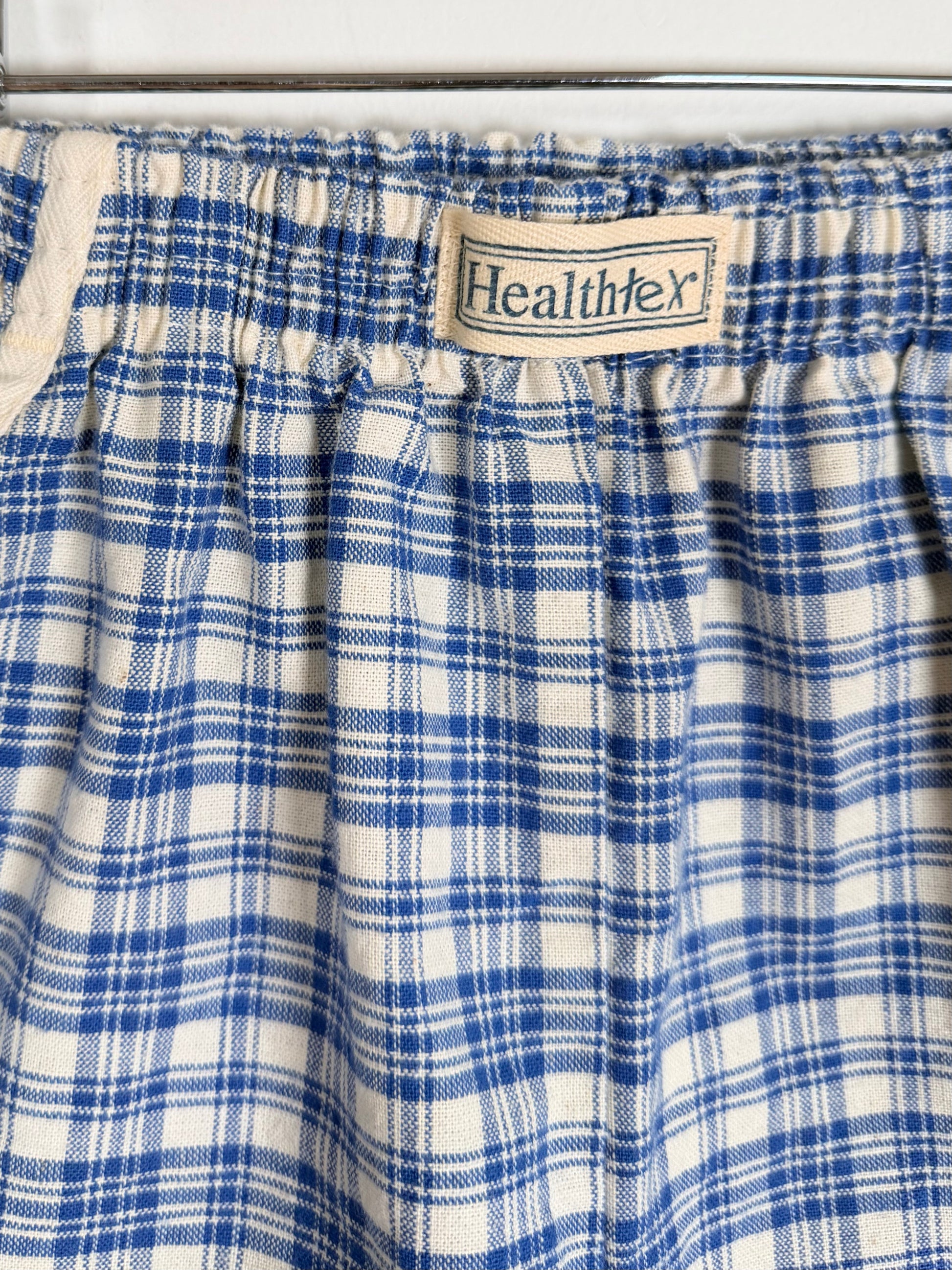 Vintage Healthtex Plaid Shorts / 6Y