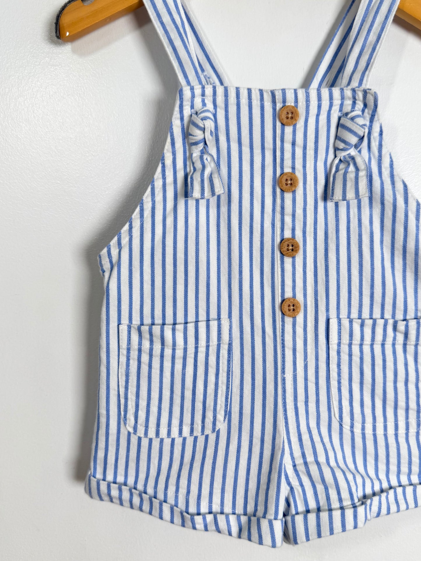 Jojo Maman Bebe Stripe Romper / 6-12M