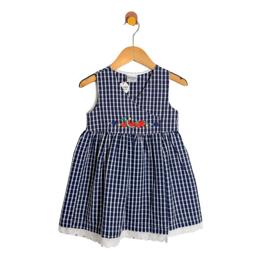 Samara Seersucker Fruit Dress / 5Y