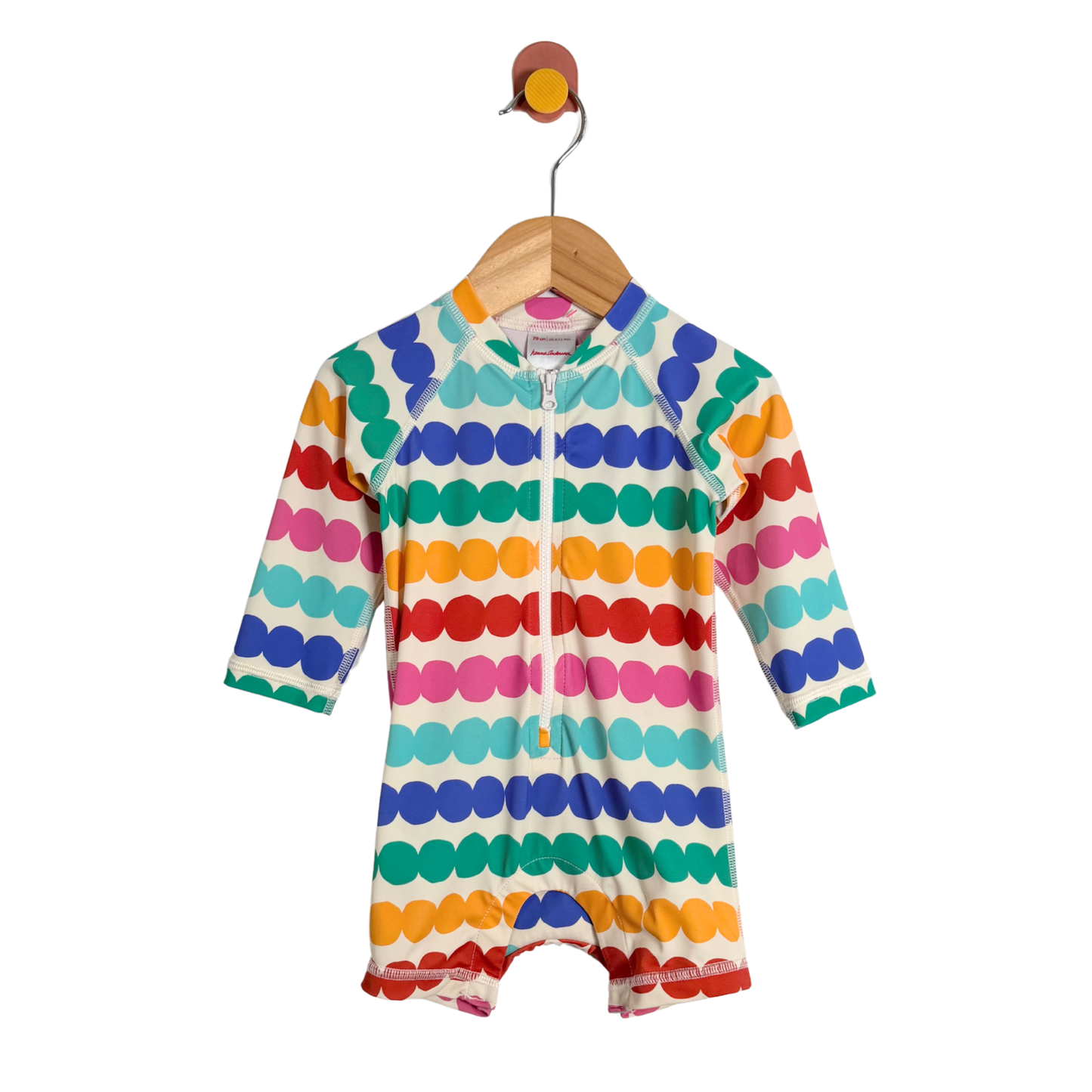 Hanna Andersson Rainbow Swimsuit / 6-12M