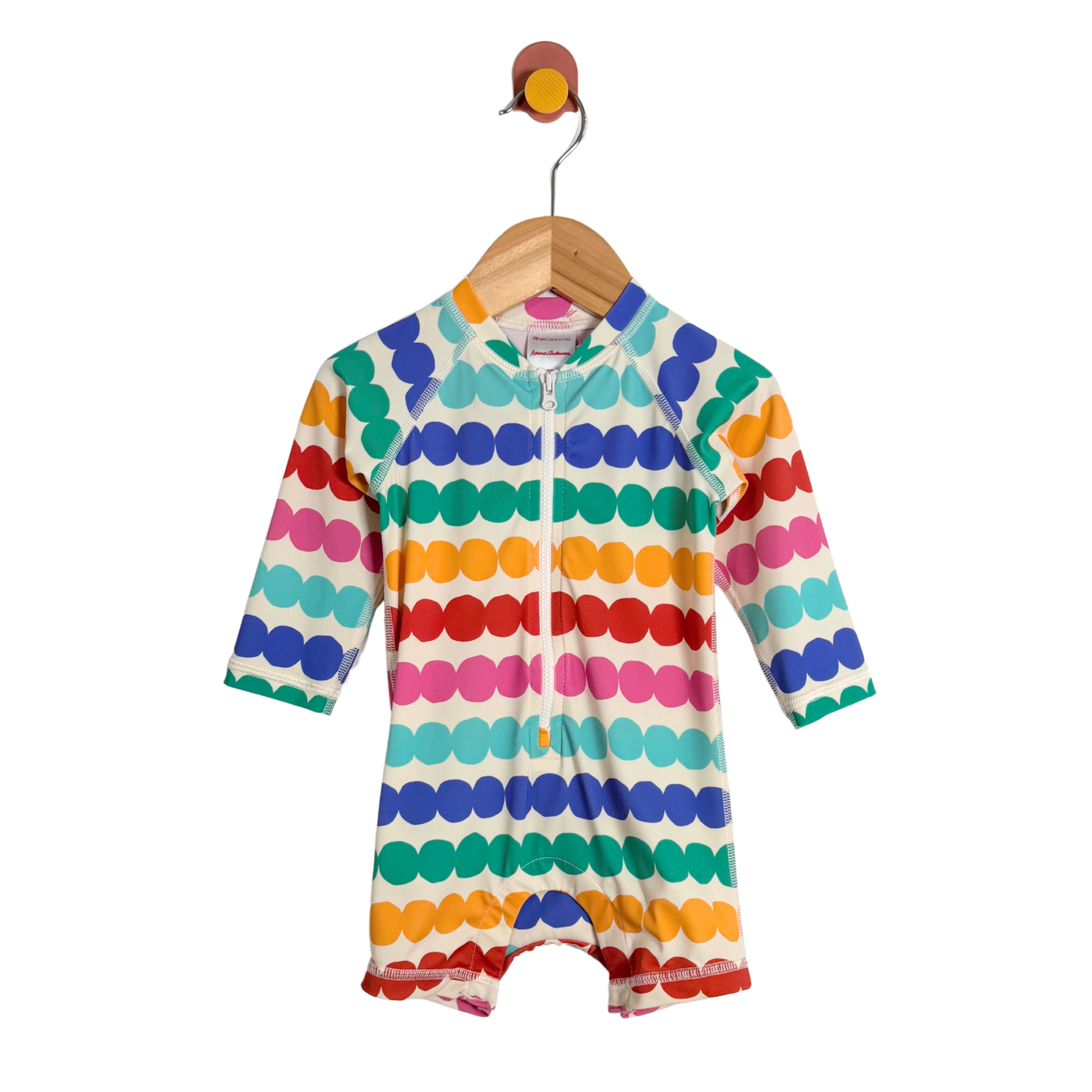 Hanna Andersson Rainbow Swimsuit / 6-12M