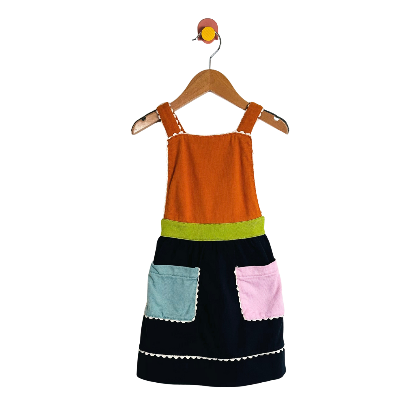 Misha & Puff Ric-rak Color Block Dress / 4Y