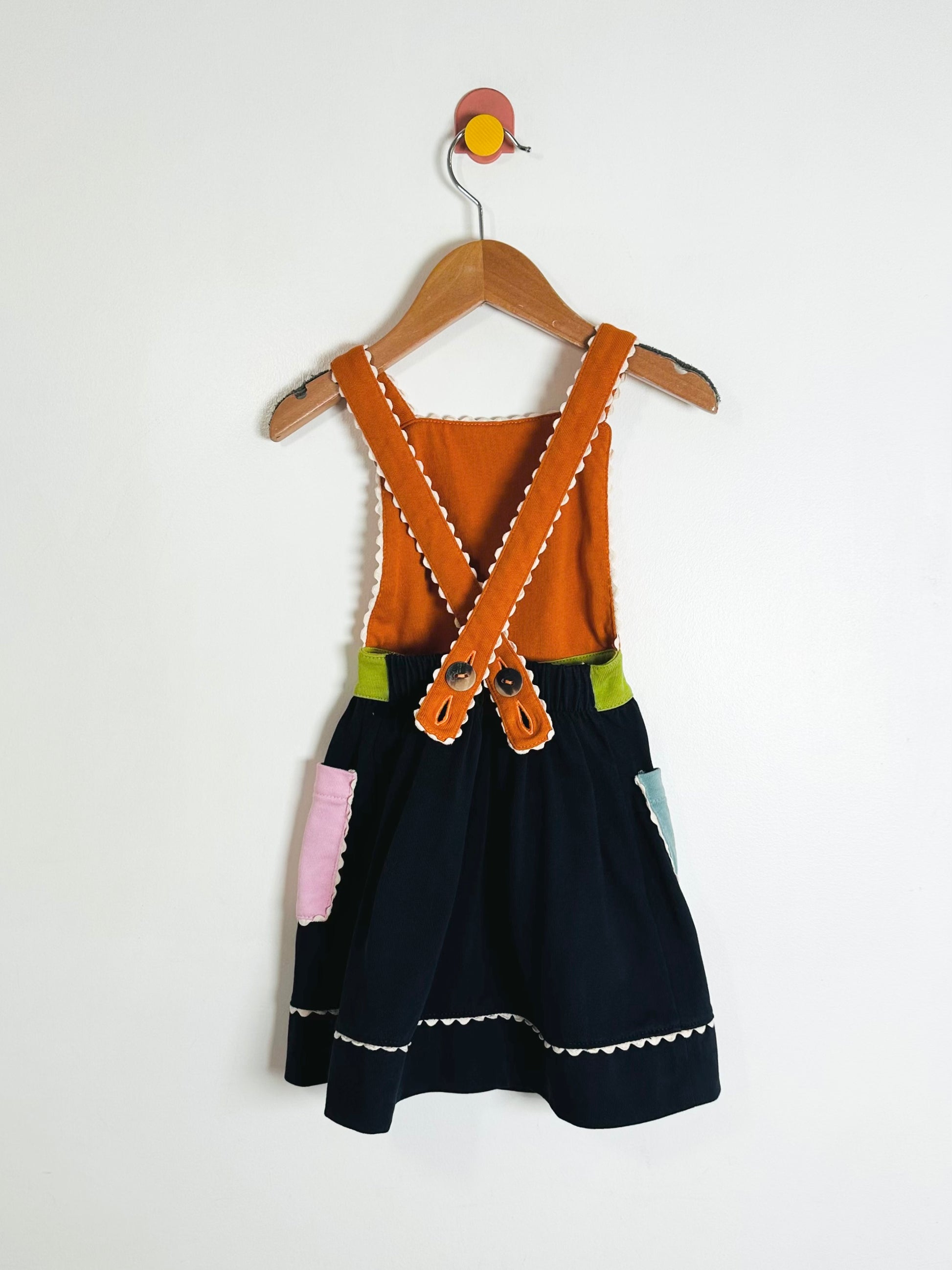 Misha & Puff Ric-rak Color Block Dress / 4Y