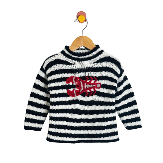 American South Side Lobster Sweater / 18M