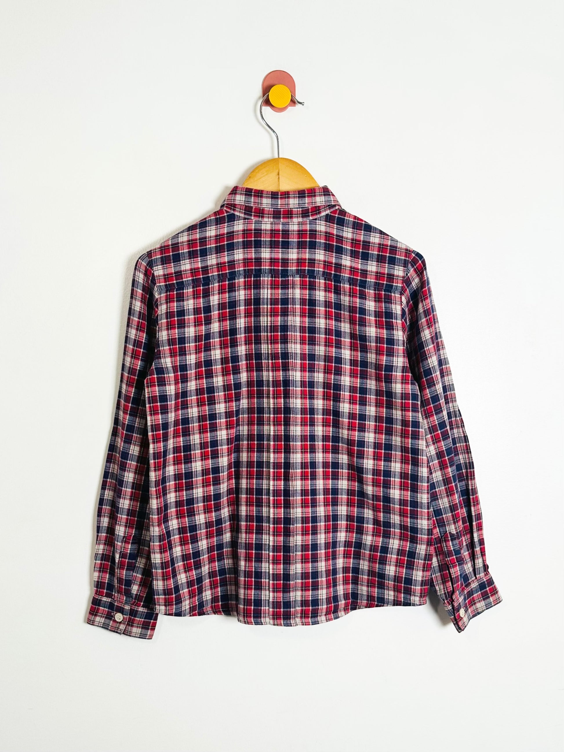 Bonpoint Plaid Button-Up / 8Y