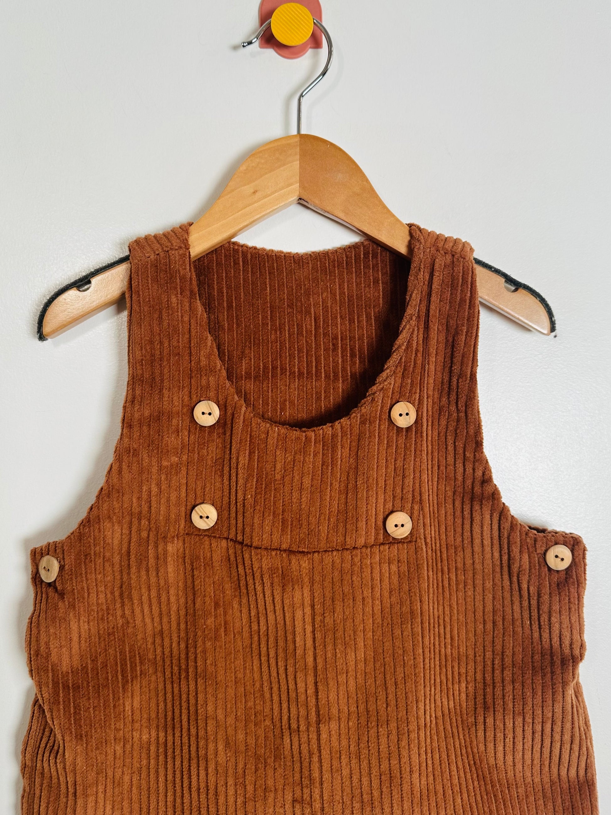 Frangin Frangine Corduroy Romper / 4Y