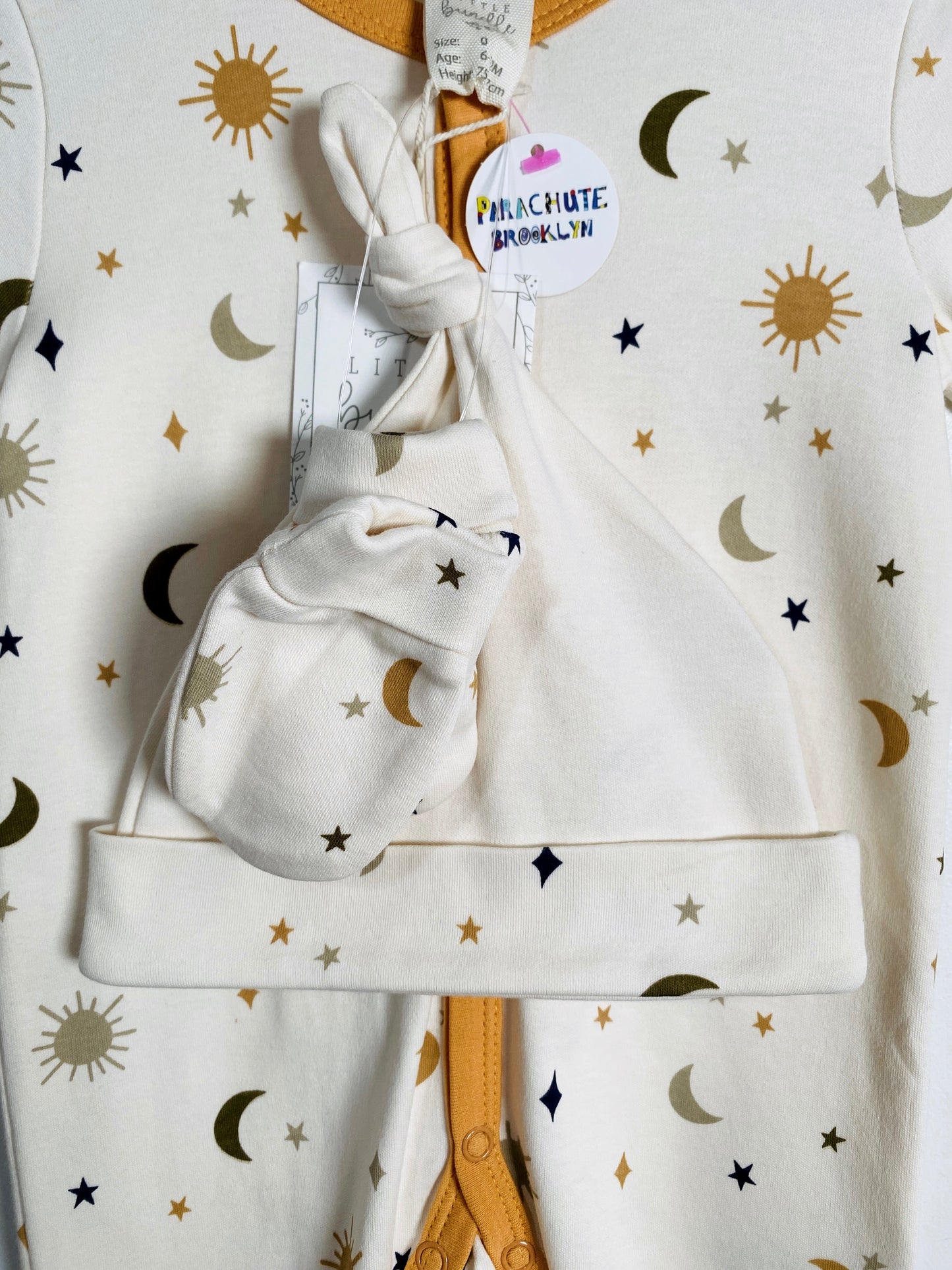 Little Bundle Stars and Moon Set / 6-12M