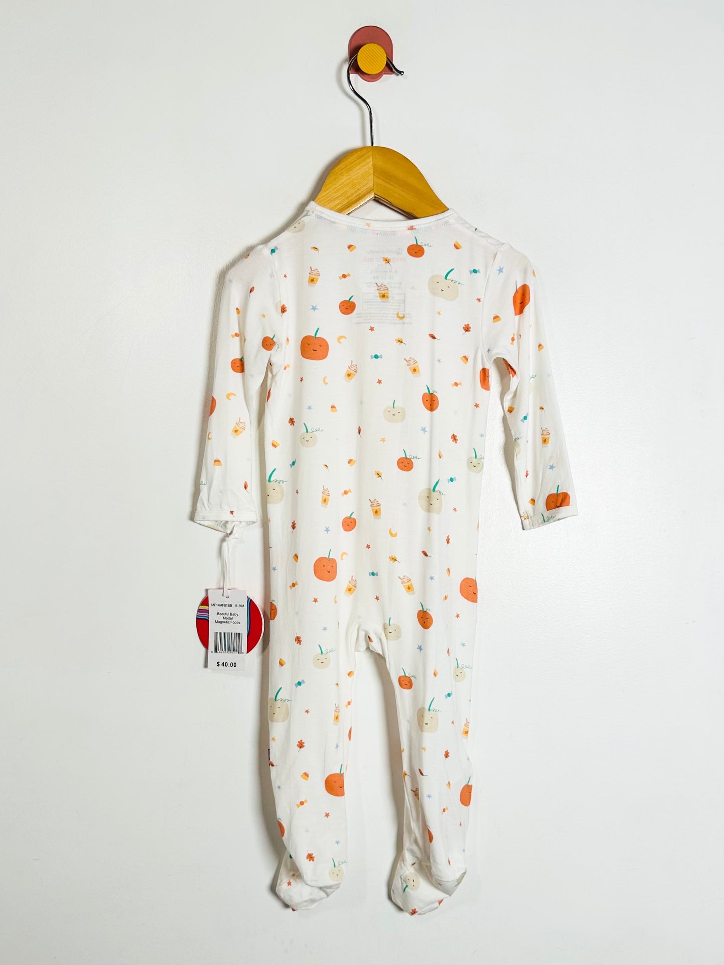 Magnetic Me Bootiful Footed Onesie / 6-9M