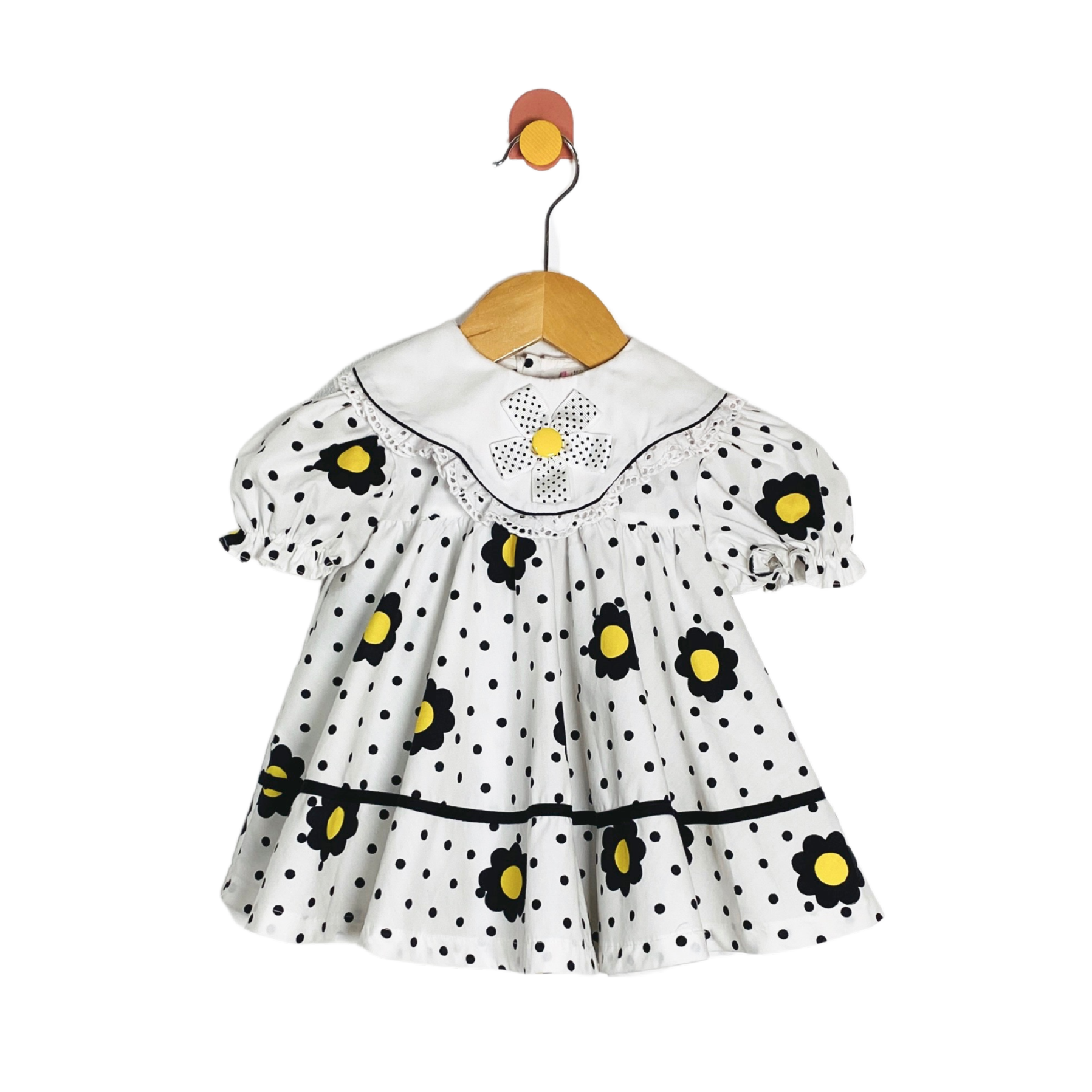 Vintage Polka Dot Dress / 18-24M