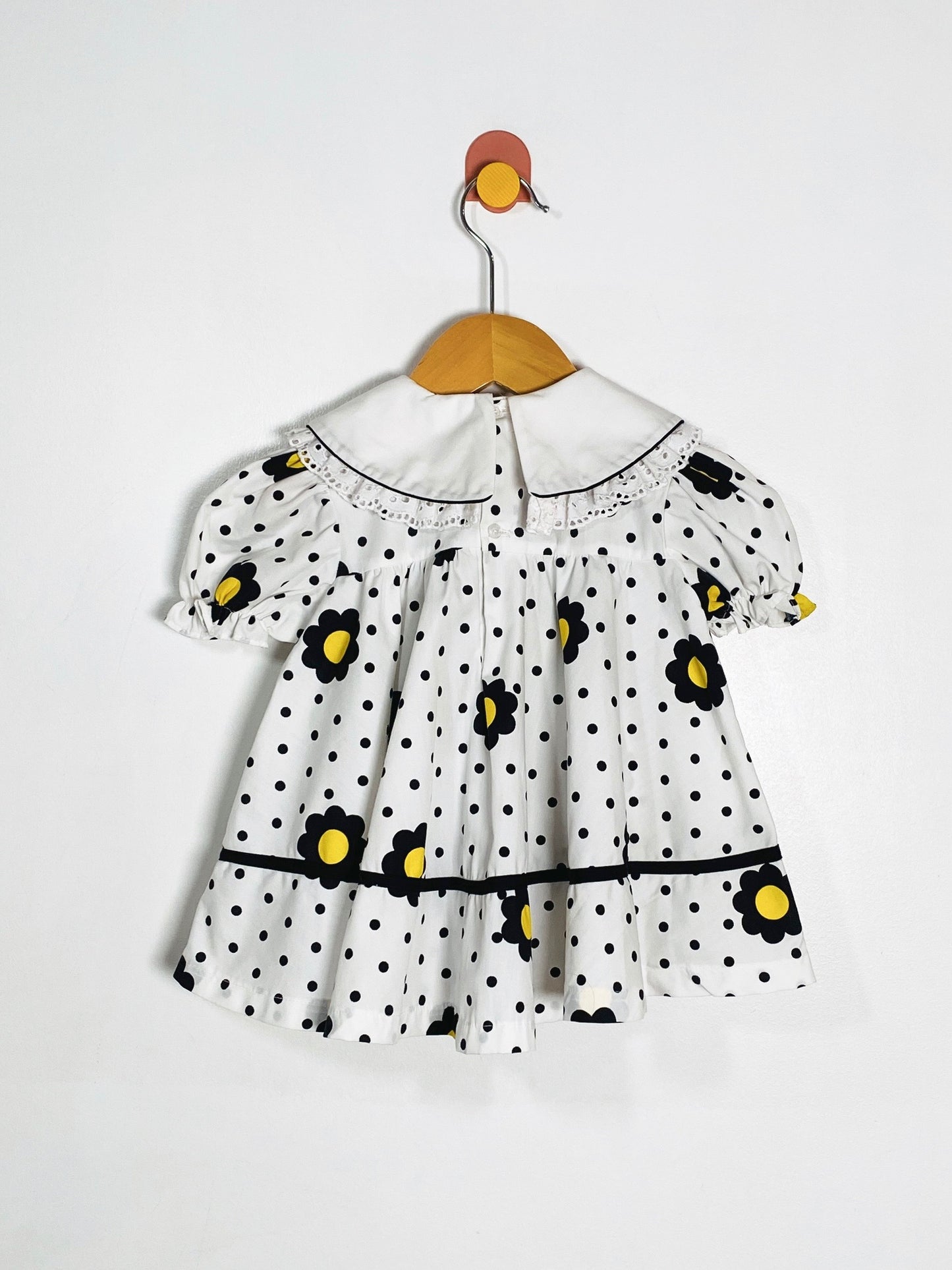 Vintage Polka Dot Dress / 18-24M