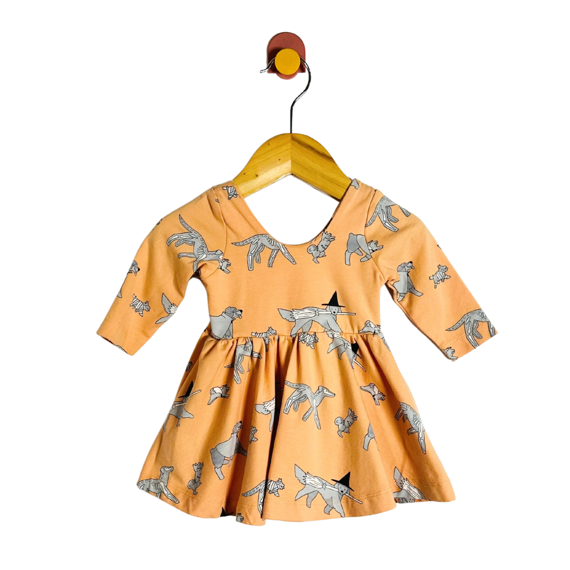 Monika + Andy Trick-or-Treat Dog Dress / 0-6M