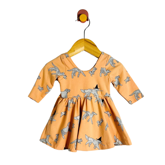 Monika + Andy Trick-or-Treat Dog Dress / 0-6M