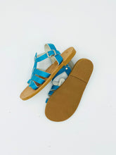 Load image into Gallery viewer, leather sandals - aqua
