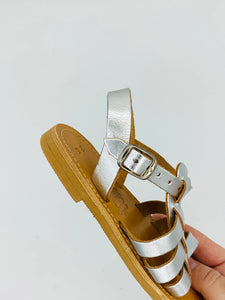 leather sandals - yellow