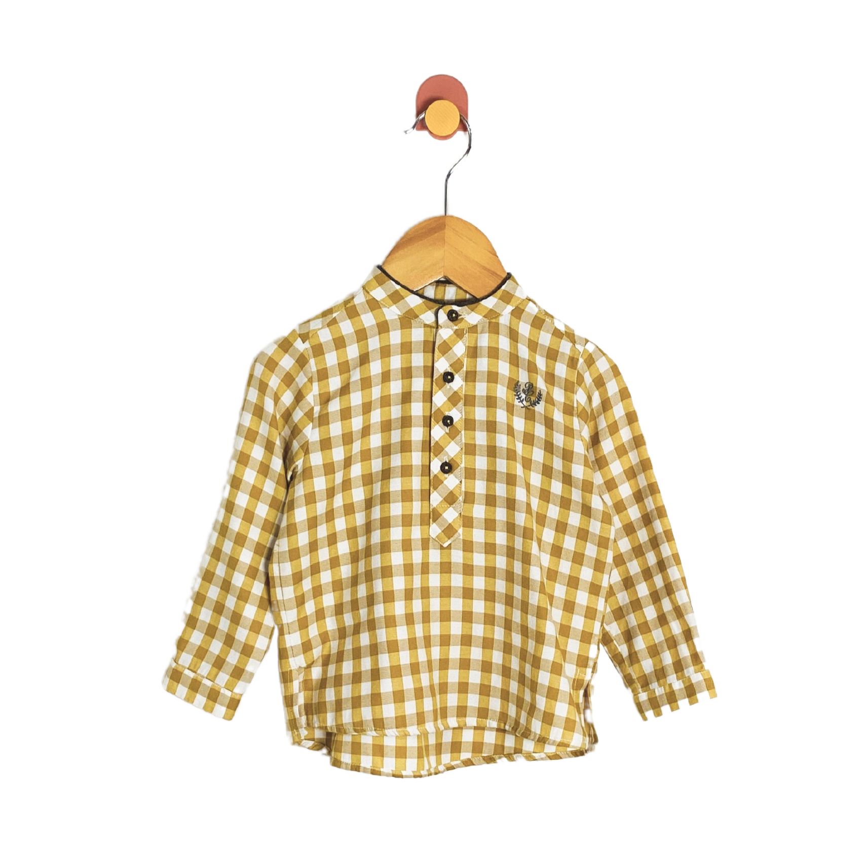 Pili Carrera Gingham Button-up / 2Y