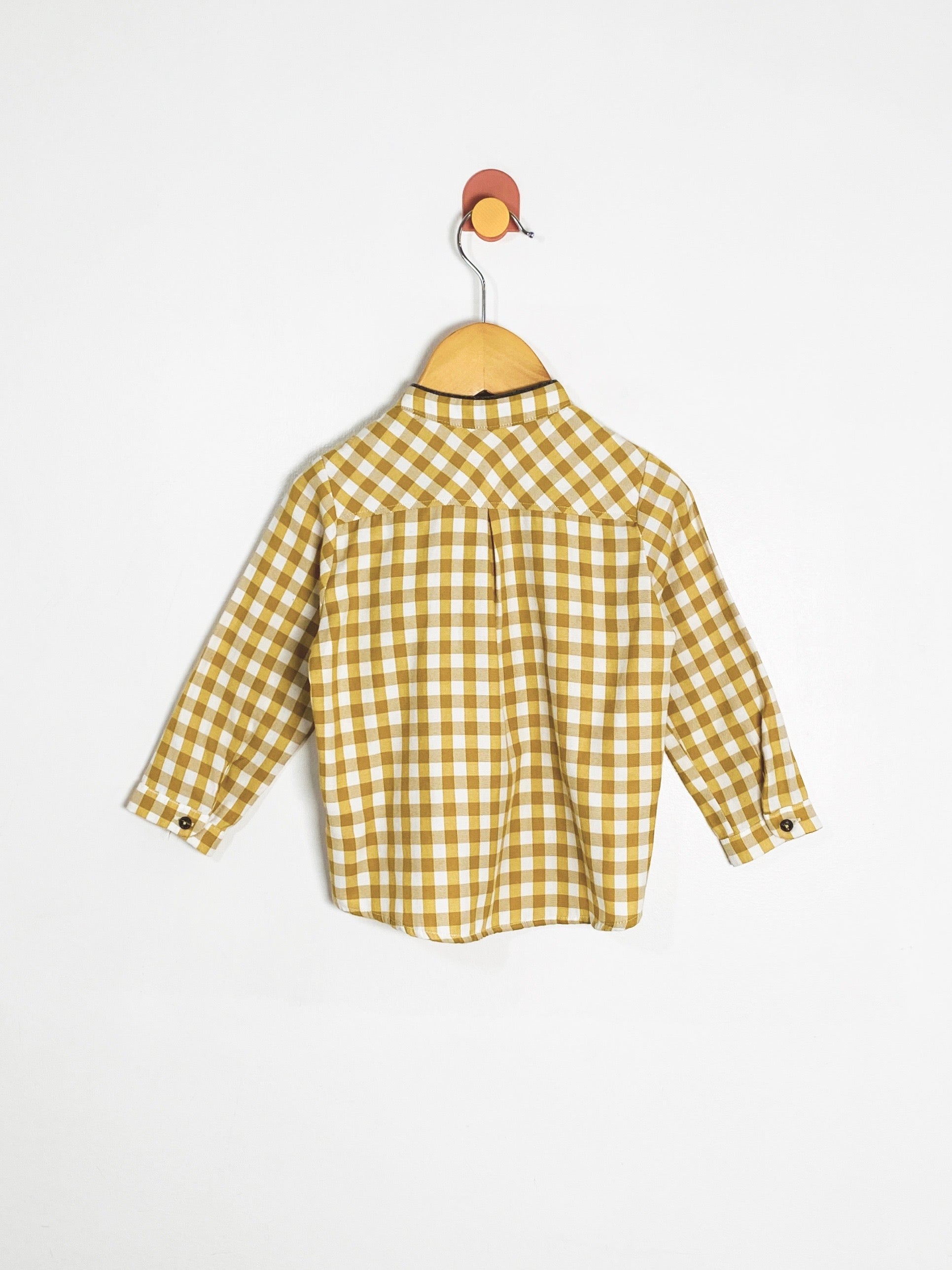 Pili Carrera Gingham Button-up / 2Y