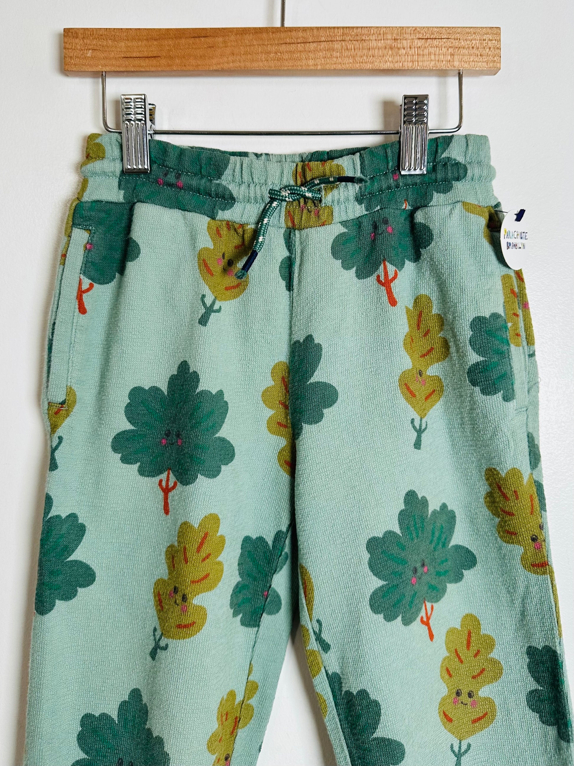 Mini Boden Smiley Leafy Joggers / 4Y