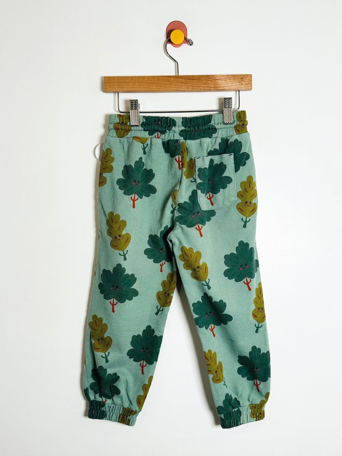Mini Boden Smiley Leafy Joggers / 4Y