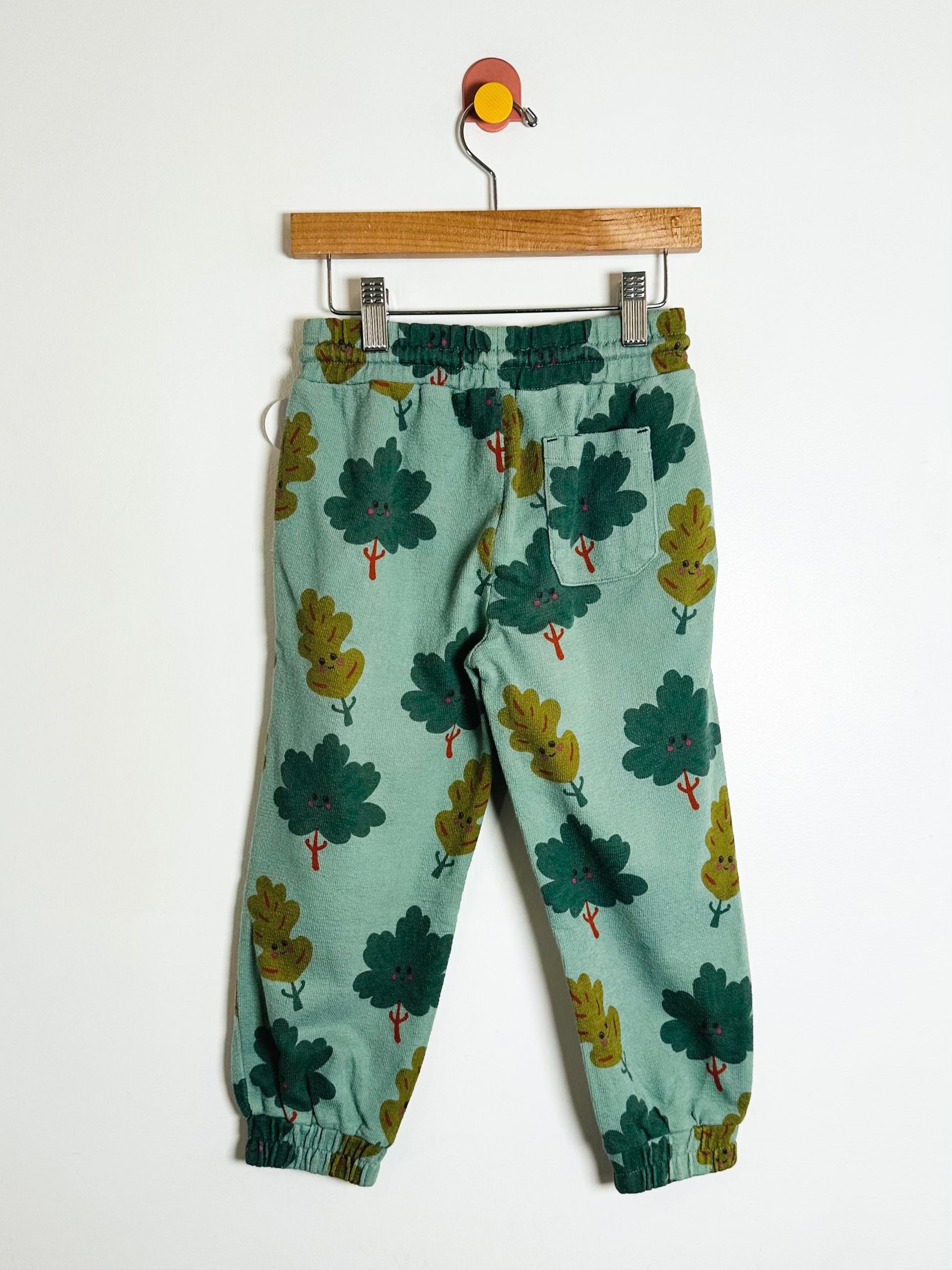 Mini Boden Smiley Leafy Joggers / 4Y
