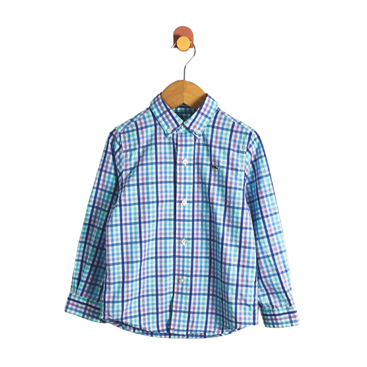 Vineyard Vines Whale Button-up / 4Y