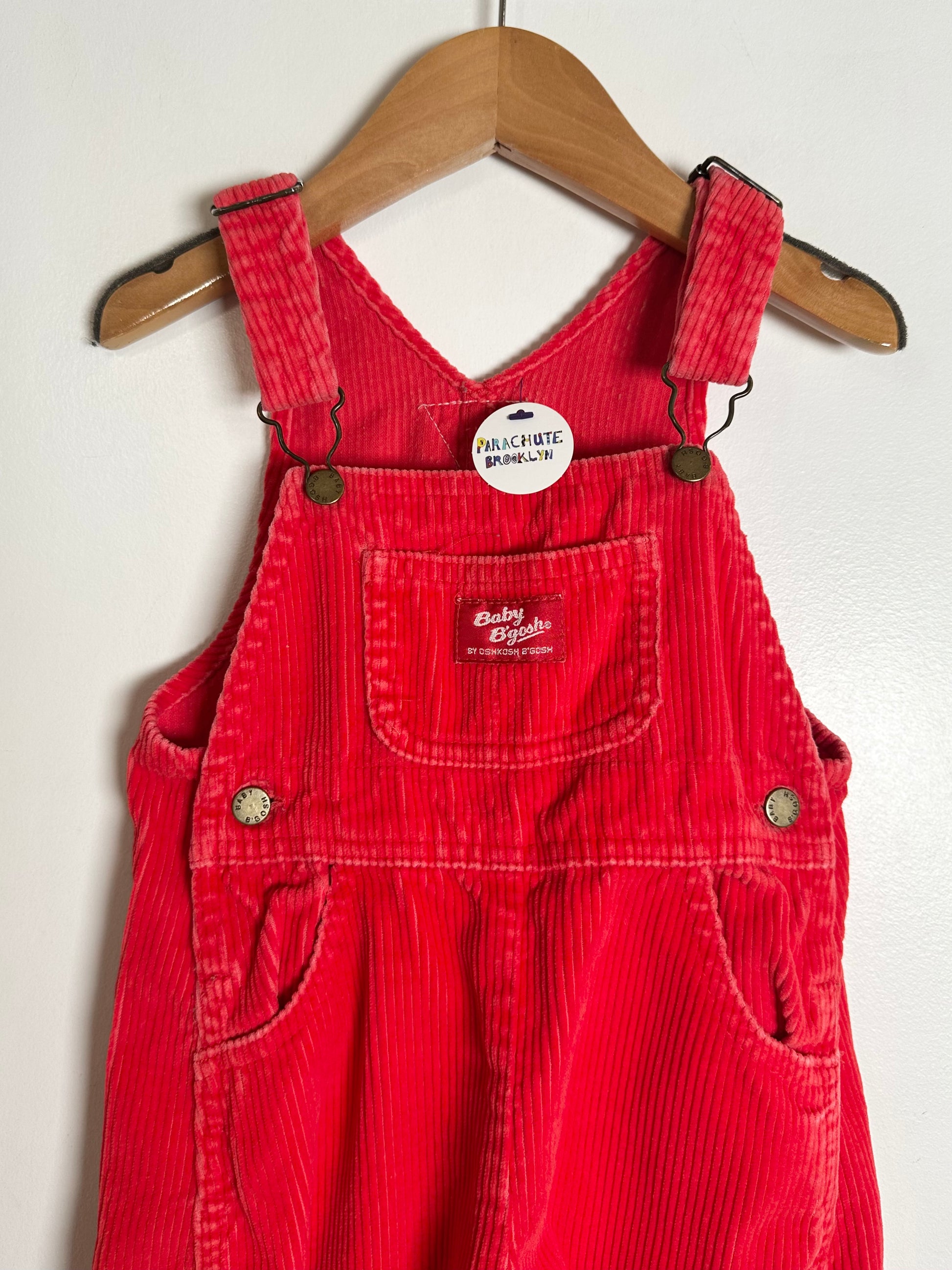 Vintage Oshkosh Corduroy Overalls / 12-18M