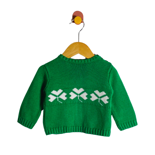 Aran Woollen Mills Shamrock Sweater / 6-12M 