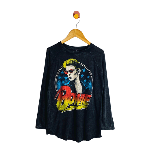 Rowdy Sprouts David Bowie Shirt / 8Y