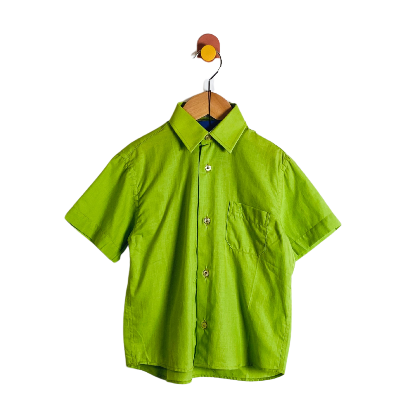 Piñeiro Lime Button-up / 6Y