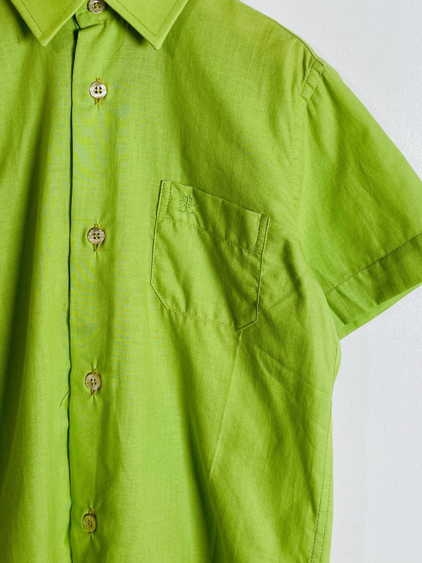 Piñeiro Lime Button-up / 6Y