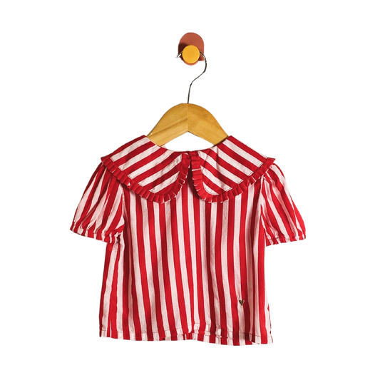 Lulaland Candy Stripes Blouse / 12M