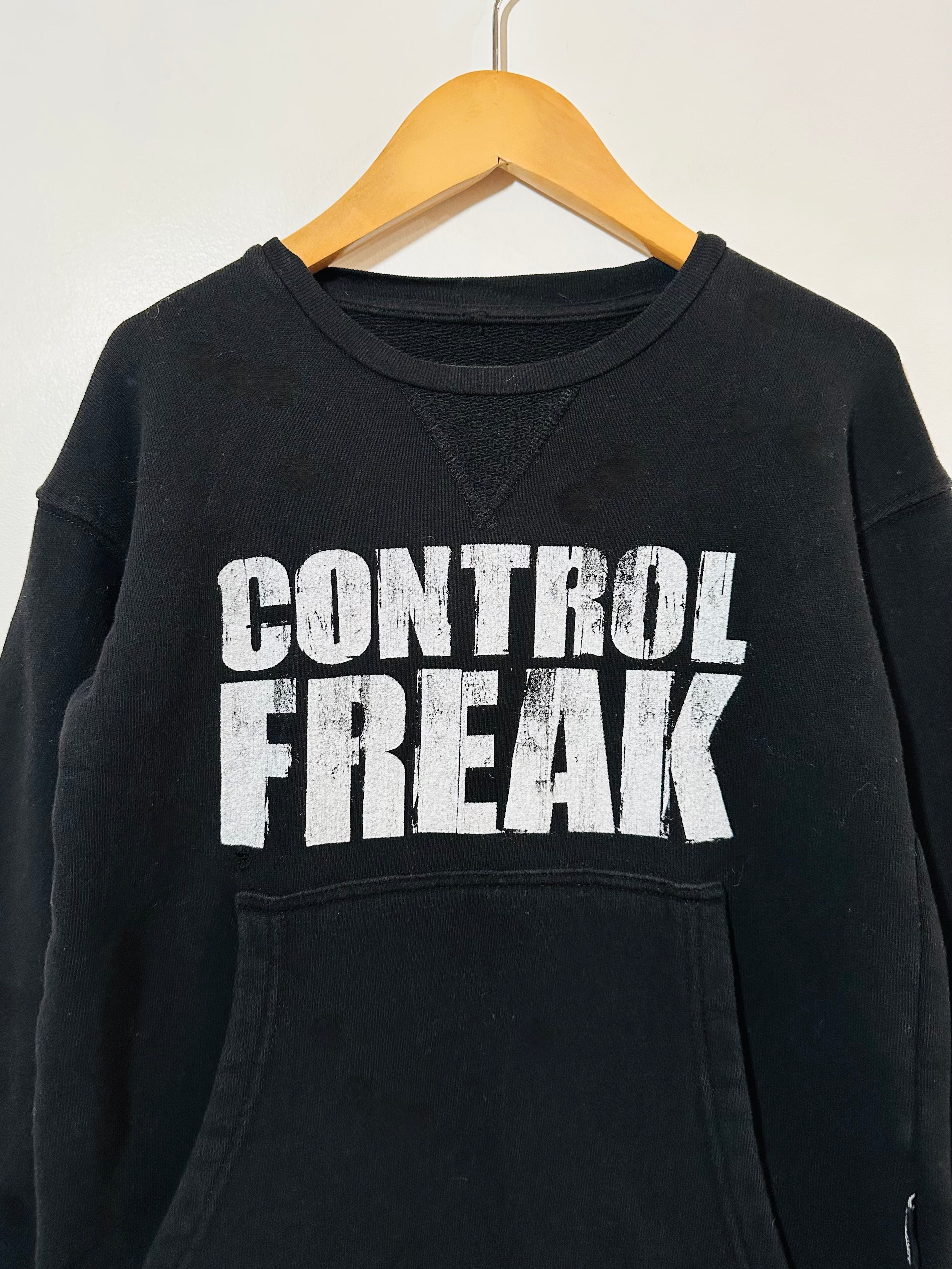 NUNUNU store Control Freak Sweatshirt Dress