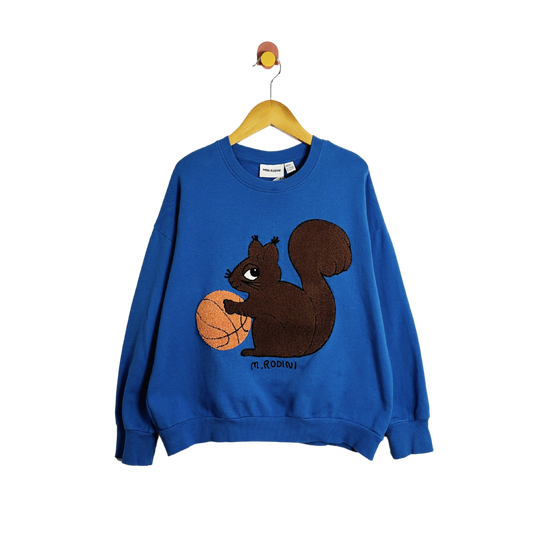 Mini Rodini Sporty Squirrel Sweatshirt / 9-11Y