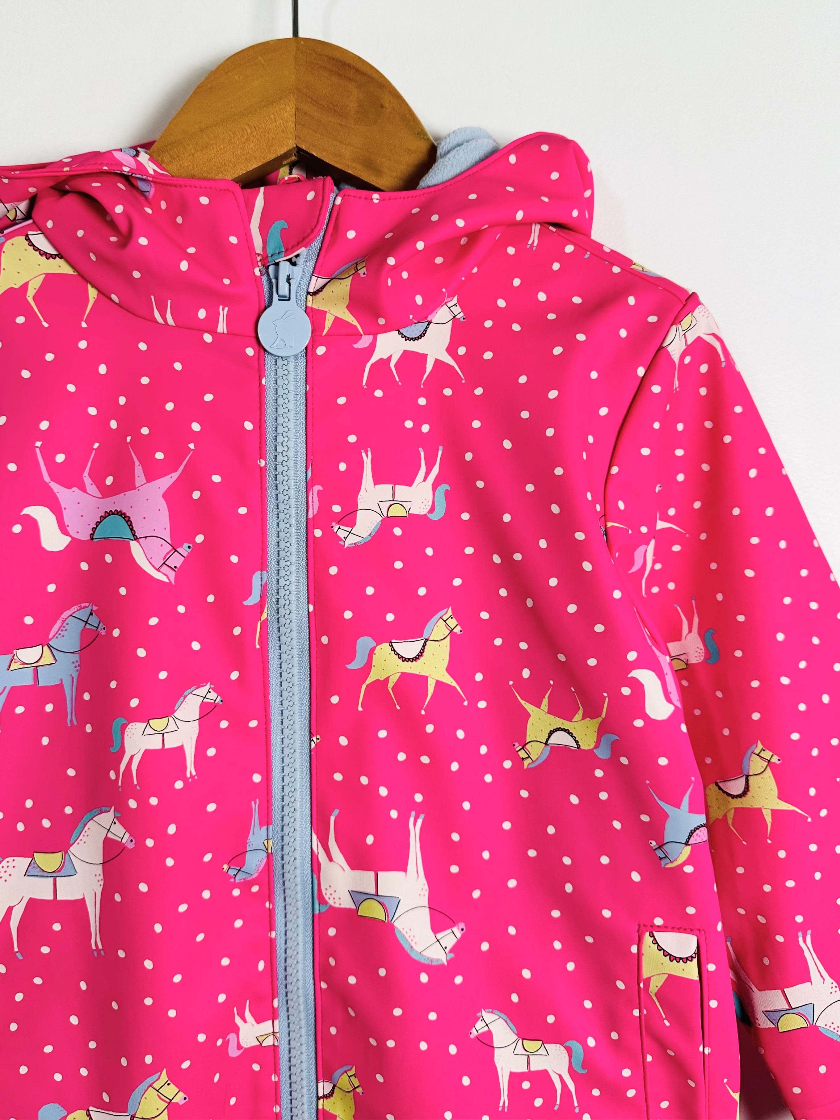 Joules Horse Raincoat 3Y PARACHUTE BROOKLYN