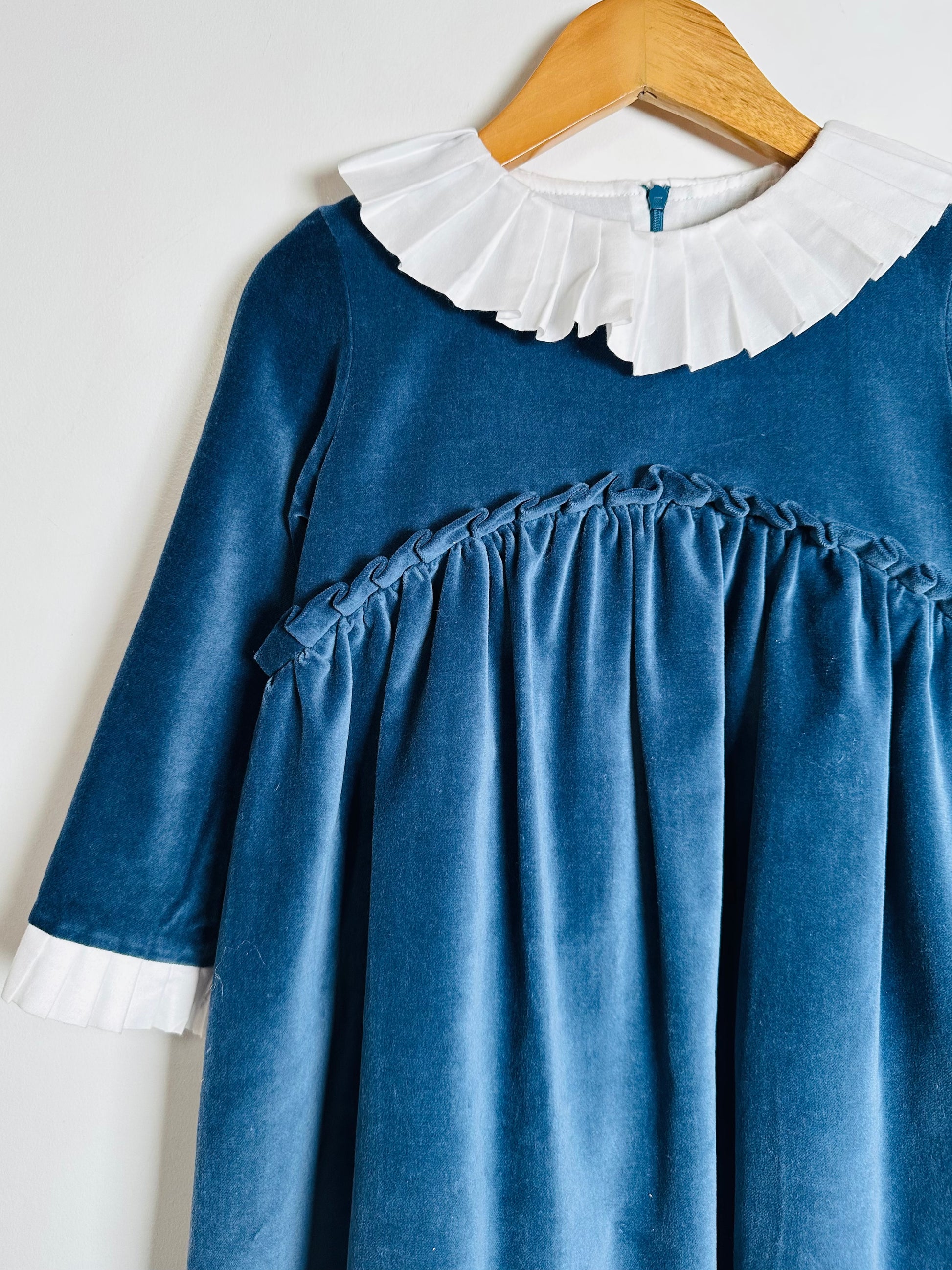 La Coqueta Velvet Empire Dress / 8Y