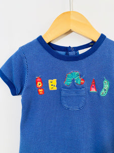 hungry caterpillar romper / 6-12M