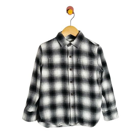 Gap kids Plaid Flannel Button-up / 6-7Y