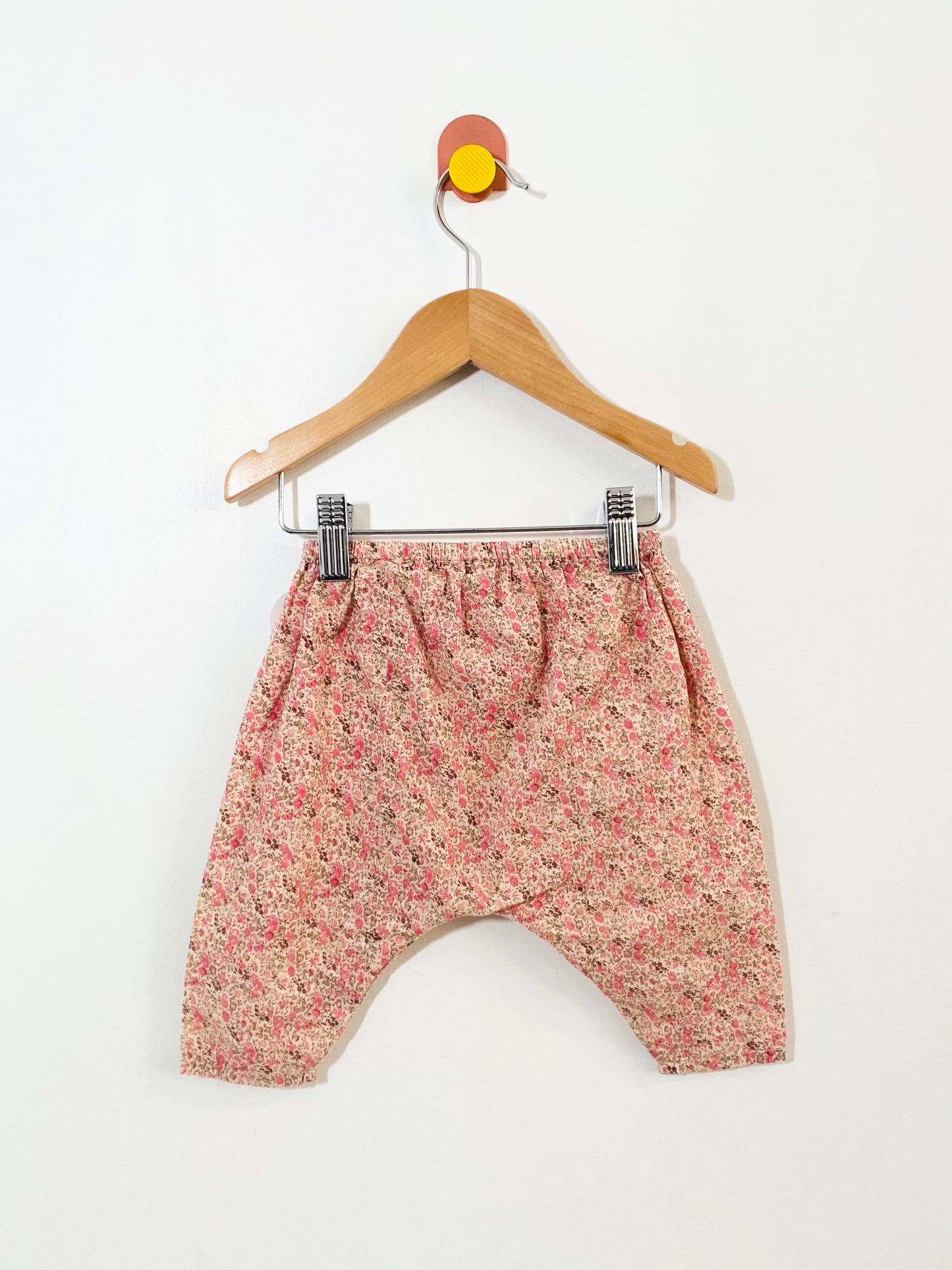 floral pants / 0-6M
