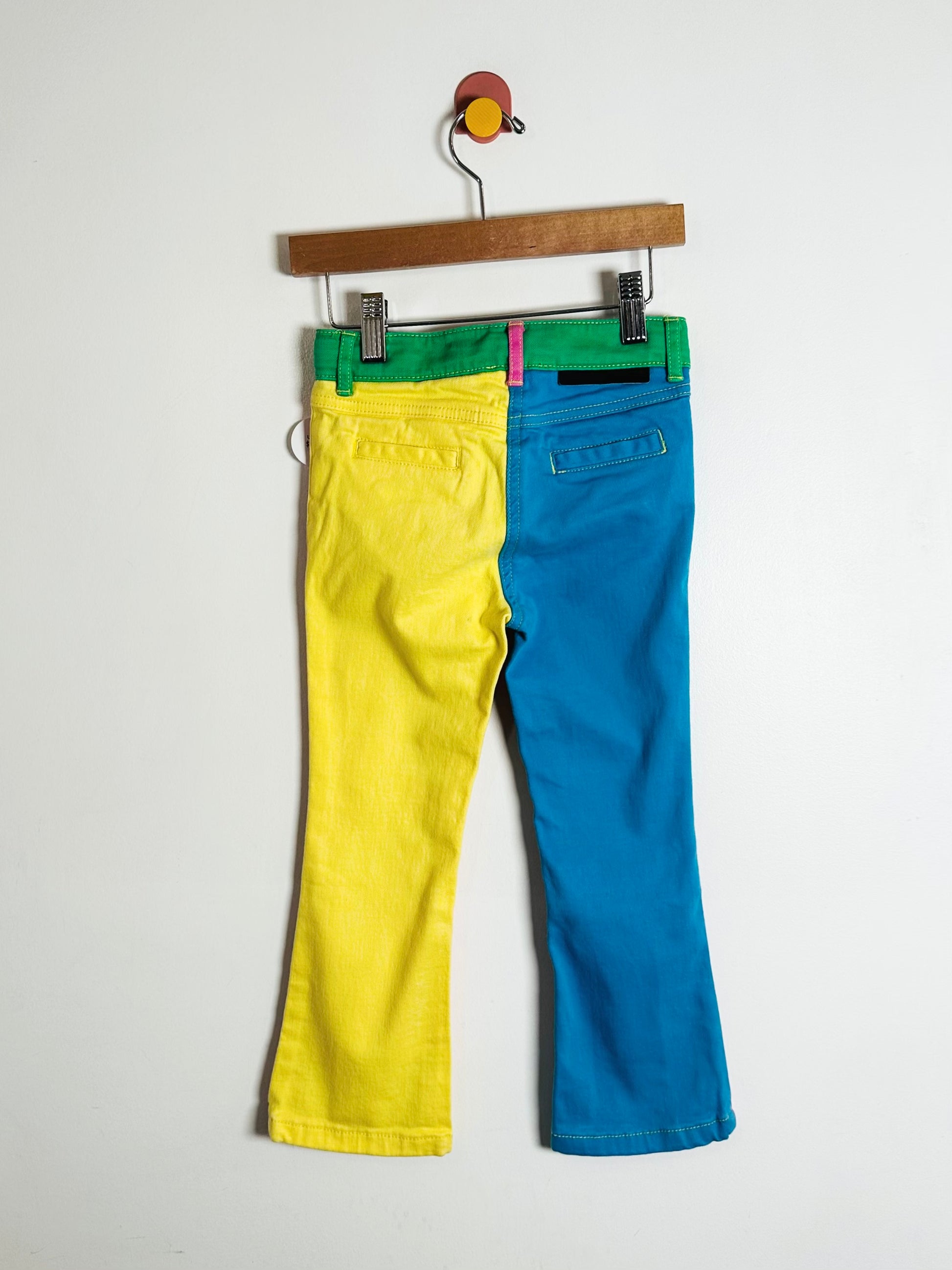 Stella McCartney Color Block Jeans / 5Y