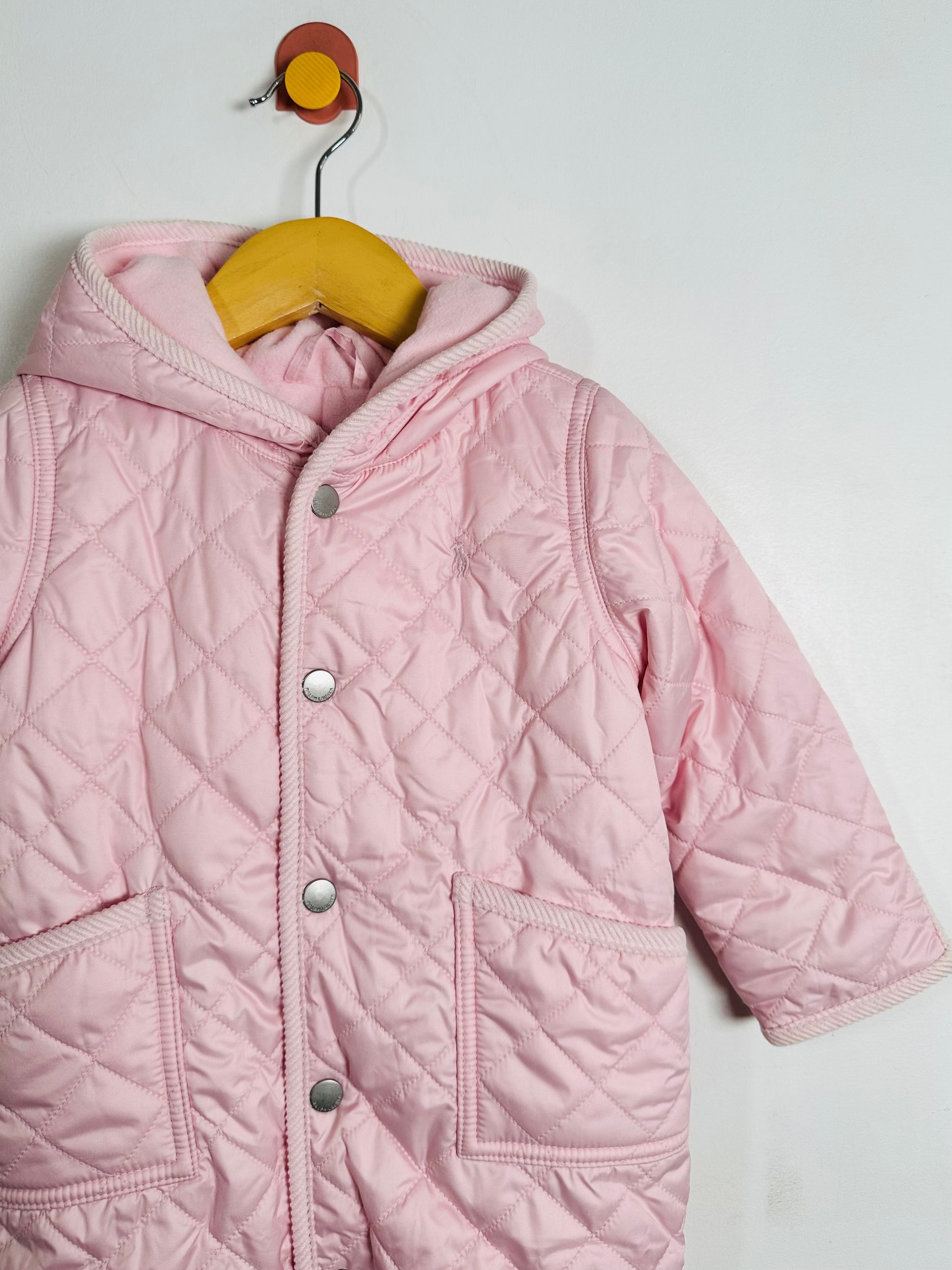 Ralph Lauren Quilted Snowsuit / 9M